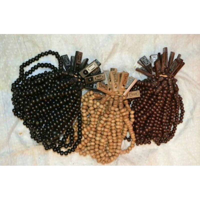 Tasbih kayu 33 / tasbih murah / tasbih souvenir tasbih 33