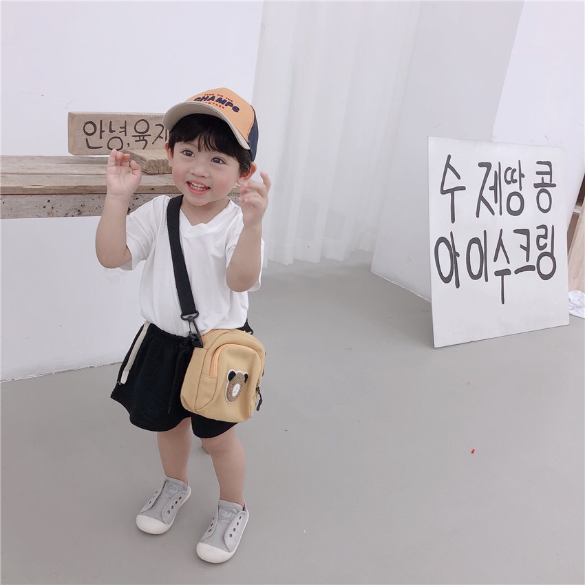 CELANA PENDEK ANAK PEREMPUAN LAKI LAKI SHORTPANTS ABU TALI ORIGINAL BABY TERRY FLECEE REALPICT