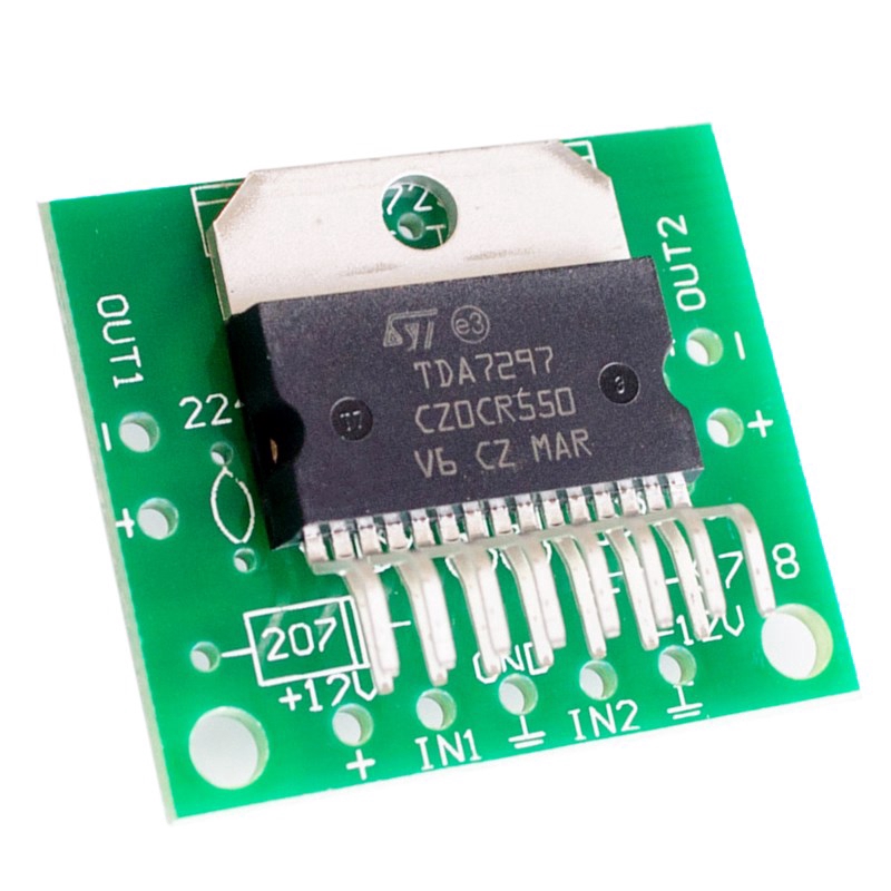 ✫〖ready to ship/COD〗✫Board TDA7297 DC 12V 15W + 15W Dual Channel Track Stereo Module DIY