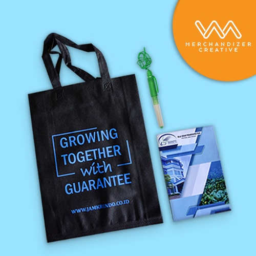 

PROMO Paket Seminar Kit Murah A (Custom) - Isi 3 Tas, Notebook, Pulpen