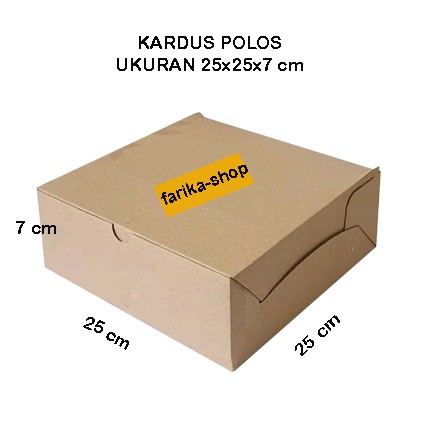 

Kardus ukuran 25x25x7 cm / Karton Box Pizza isi 25 pcs