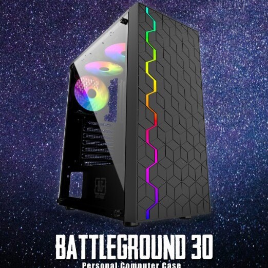 Casing Simbadda BattleGround 30 - ATX, mATX Tempered Glass