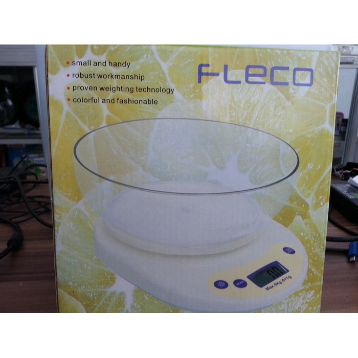 Timbangan Digital Fleco 5kg dapur memasak F111