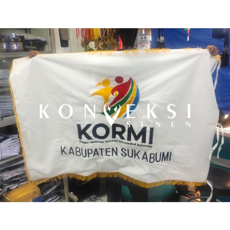 bendera pataka kormi | kormi indonesia | bendera pataka uk 90 x 135 cm