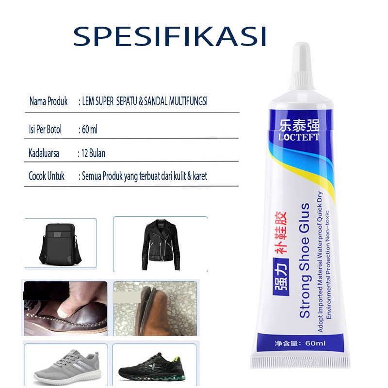 Lem Sepatu Sandal Super Rekat Serbaguna Lem Super Kuat/Shoes Repair