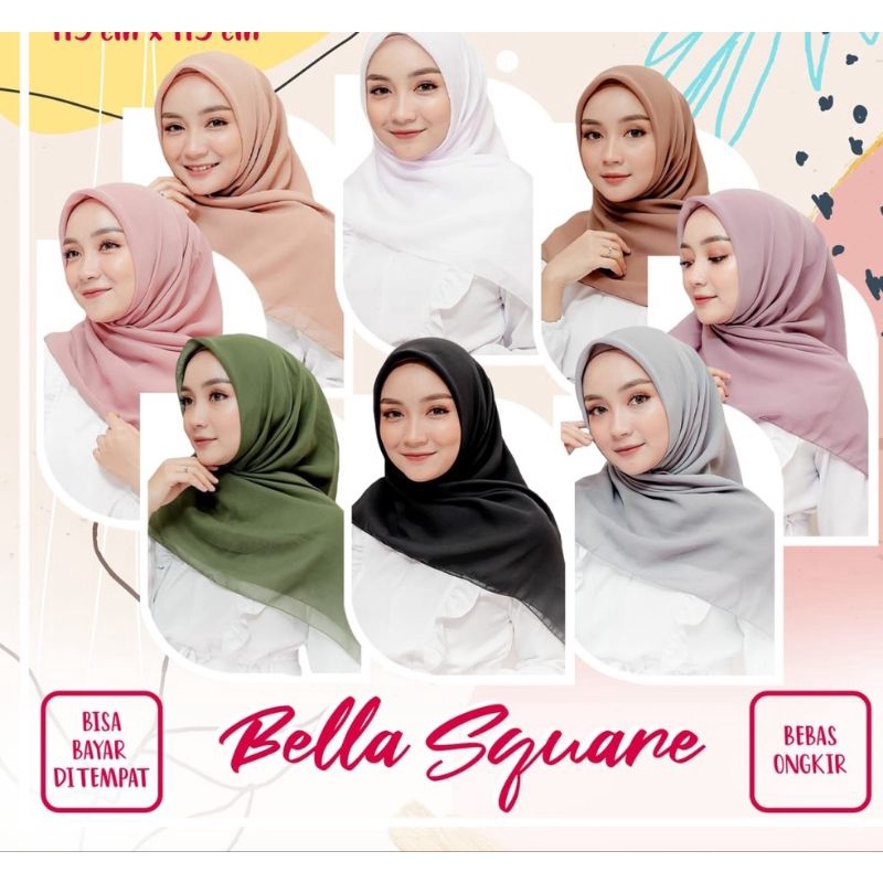 HIJAB BELLA LASER CUT - SUPERFINE COTTON - PREMIUM