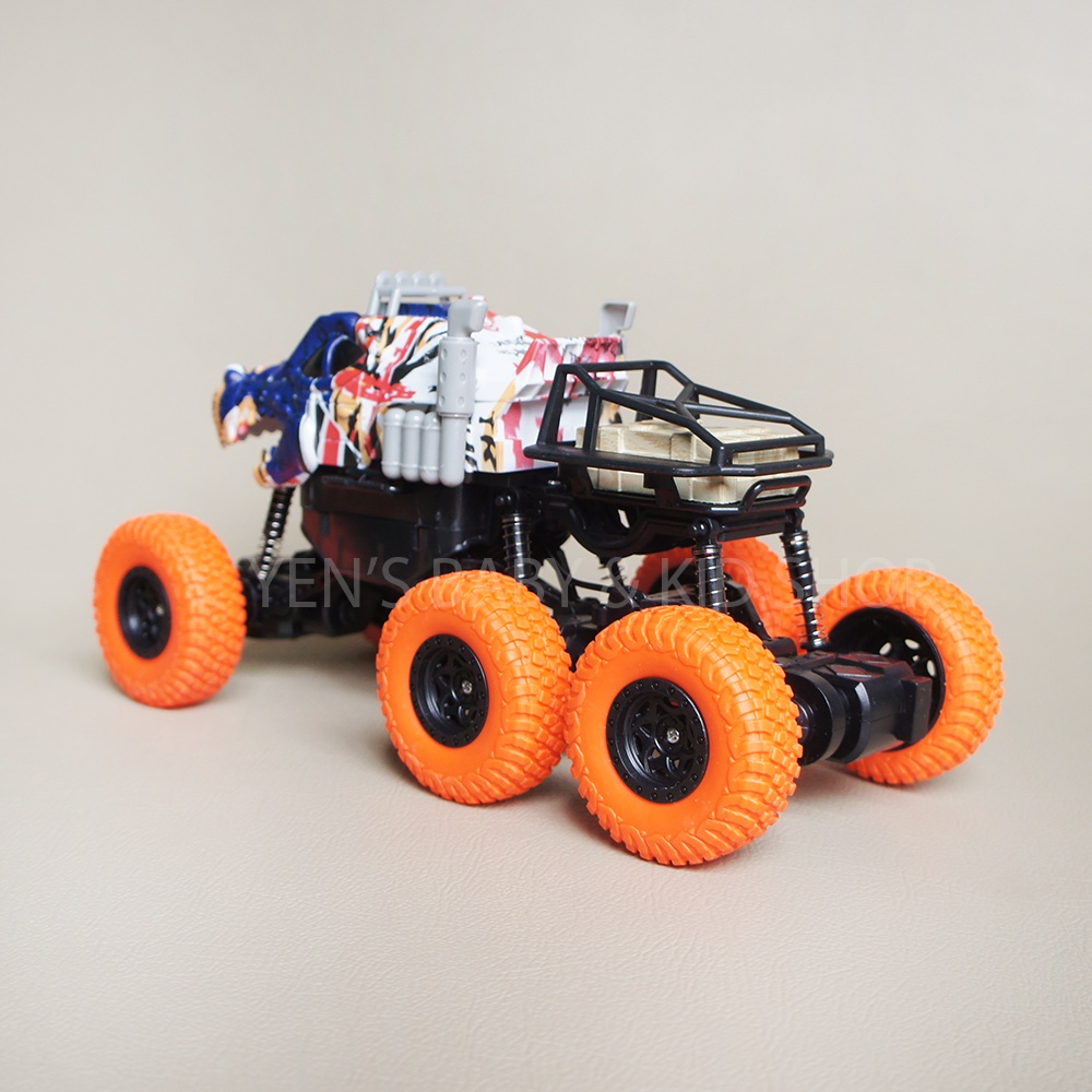 Mobil Beast Remote Control Crawler 6 Roda Cas 6x4 - Mainan RC Car