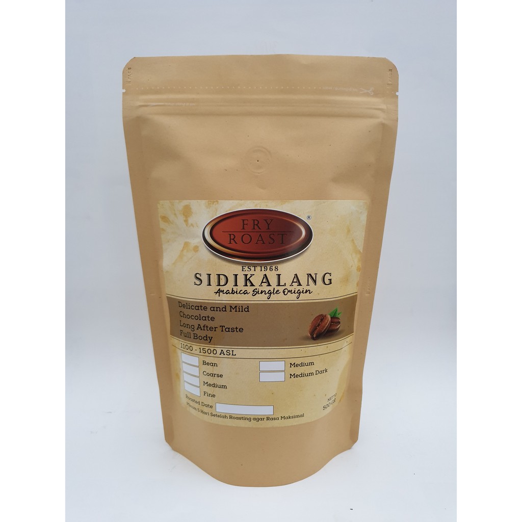 KOPI ARABIKA SIDIKALANG 500 GRAM BIJI/BUBUK