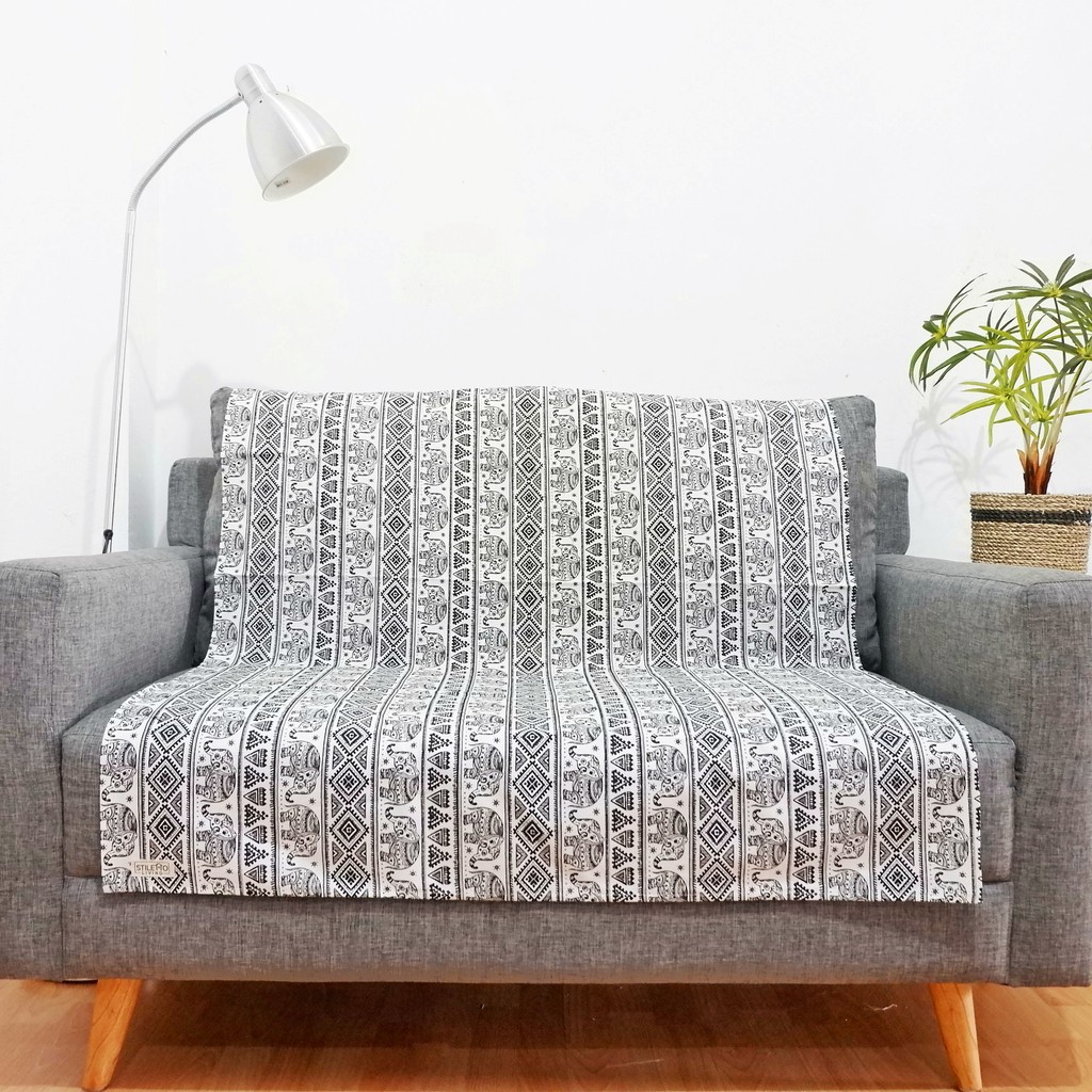 Jual Cover Sofa Gajah Hitam (rug/alas sofa/karpet piknik) Shopee Indonesia