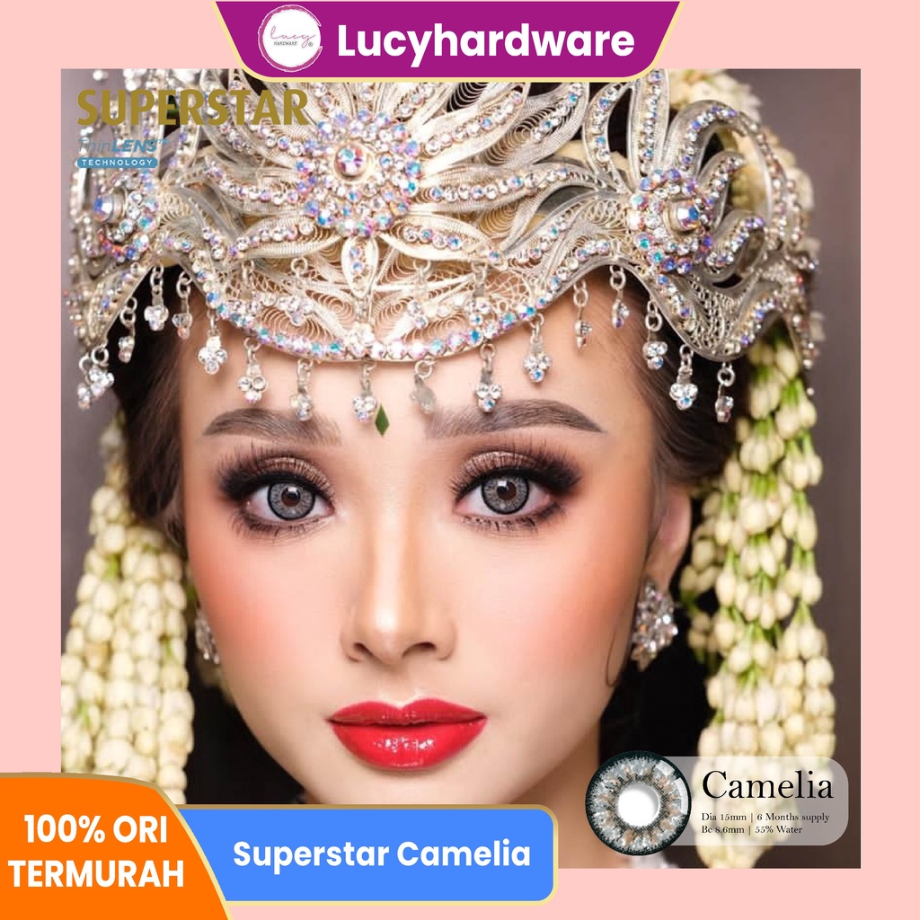 [PILIH LOKAL] Superstar Camelia softlens warna  bulanan