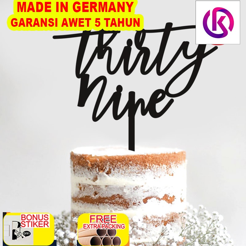 

Grosir Custom Cake Topper Akrilik Hiasan Kue Tulisan Kue Topper Kue - 10cm