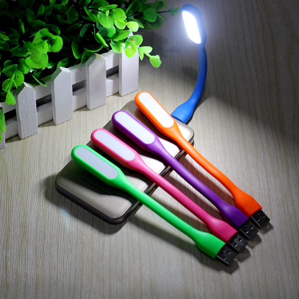 Dropshipping USB LED Book Light Flexible Foldable LED USB Reading Lamp DC 5V Nightlight For Power Bank Computer Notebook Laptop