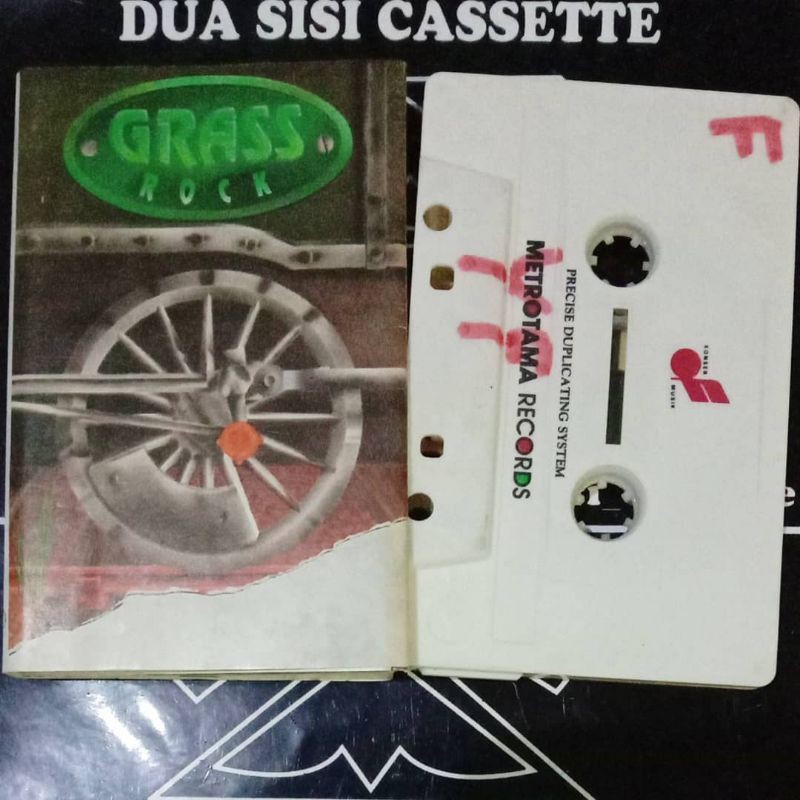 kaset pita grass rock