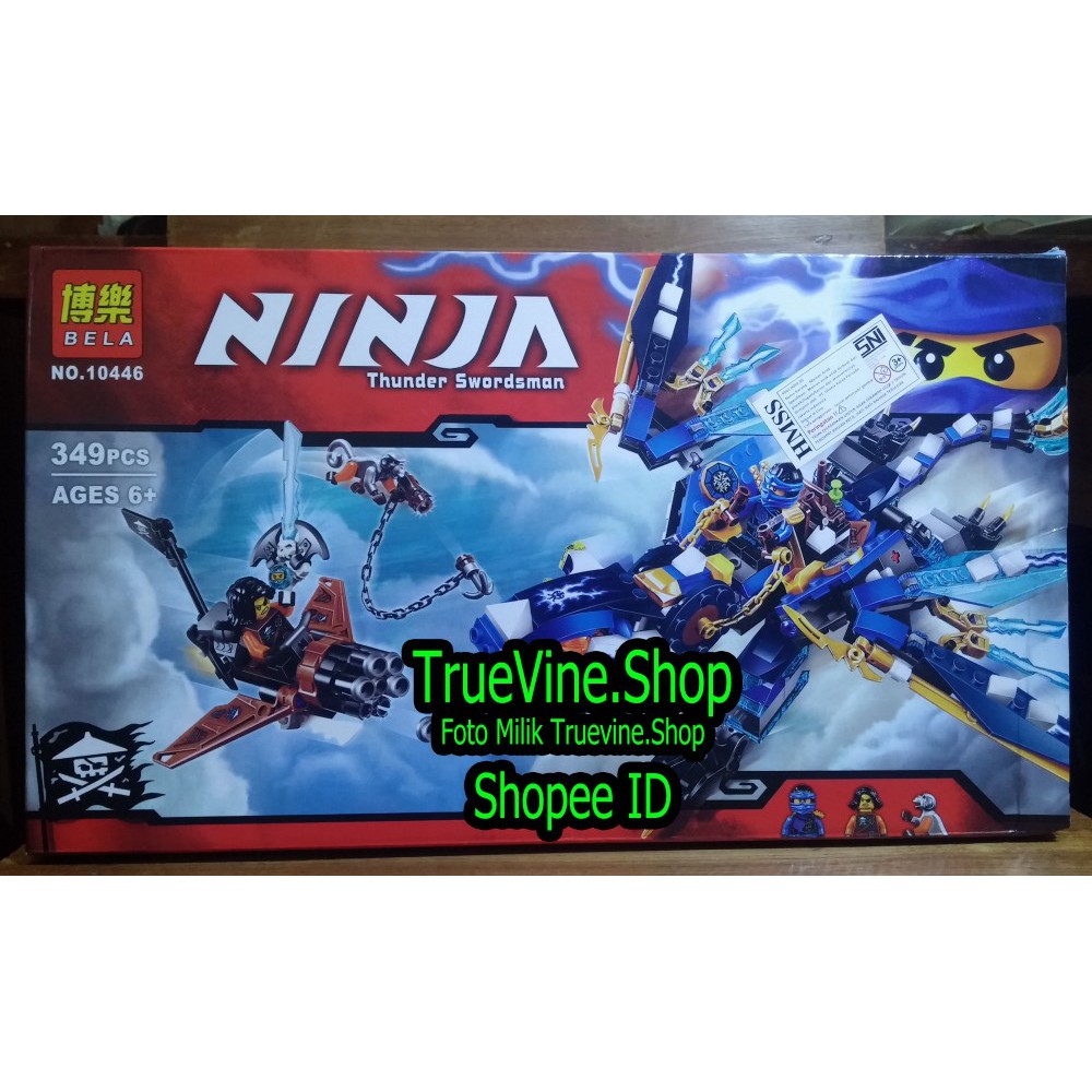 LEGO BELA 10446 - Ninjago (Ninja Go) Thunder Swordsman Lightning Dragon