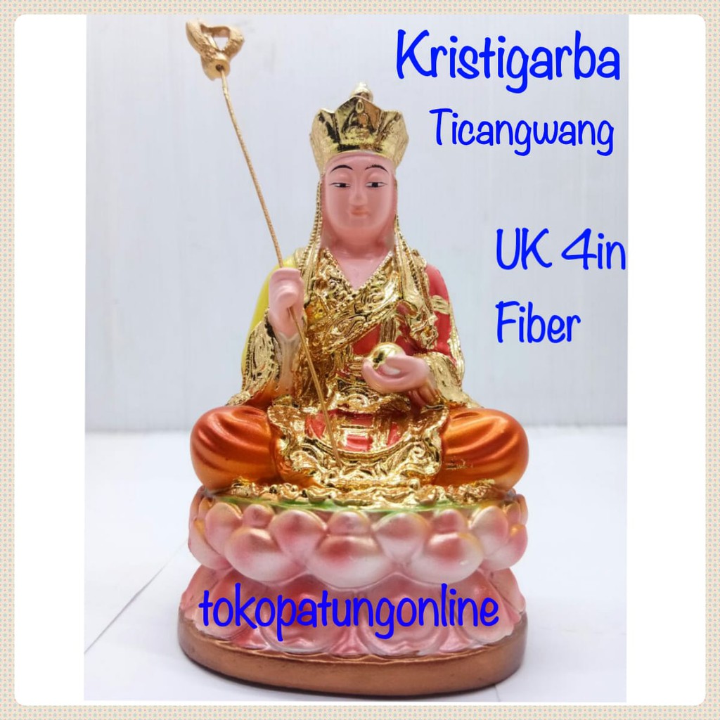 Patung Ticangwang Kristigarba Uk 4in Fiber