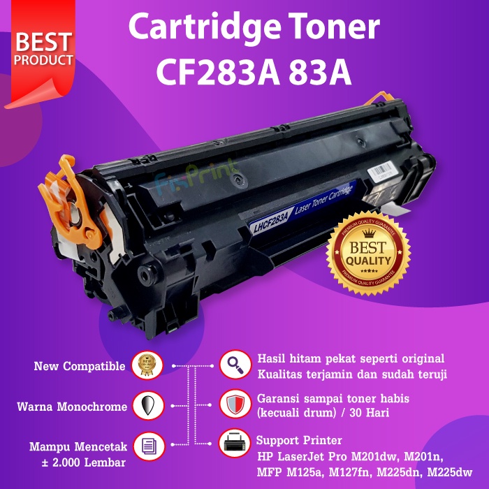 Cartridge Toner Compatible HP 83A CF283A Canon 137 337 737 Printer M201n M125a M127fnM127fw M225dn