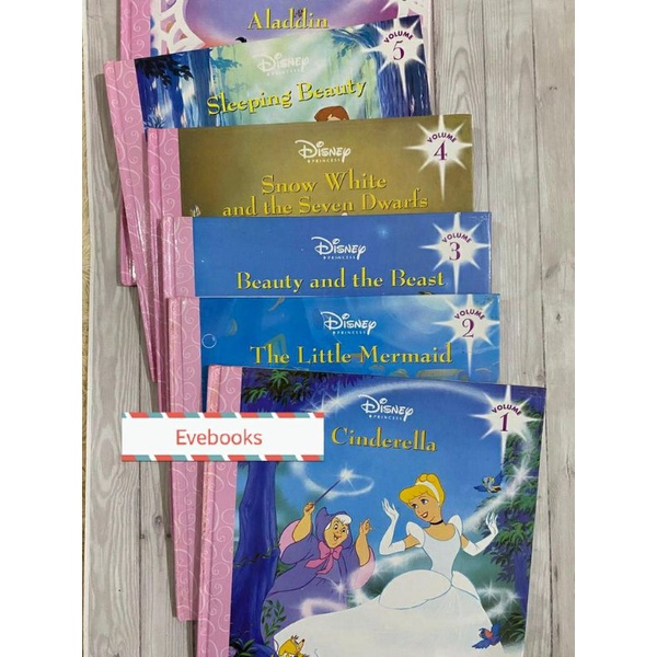 Buku Anak Disney Princess Storybook Library set 6 buku
