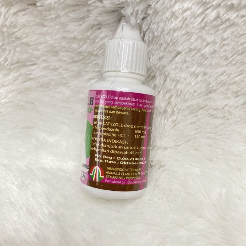 catyzole obat cacing cair kucing 30ml