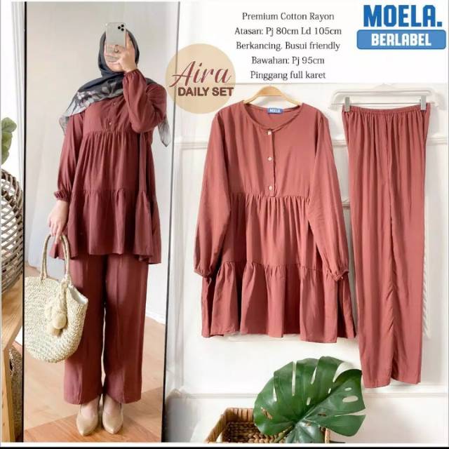 AIRA DAILY SET / PIYAMA RAYON PREMIUM