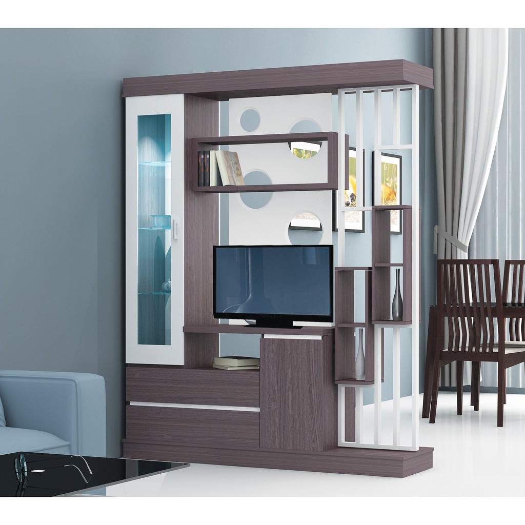 Lemari Sekat Divider Cabinet Buffet Rak Serbaguna Meja TV DV 005
