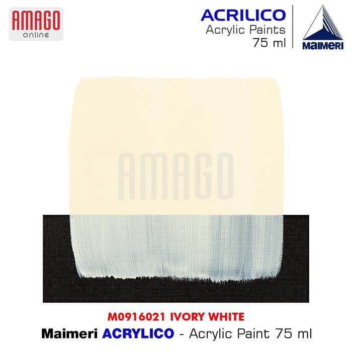 MAIMERI ACRILICO - ACRYLIC PAINT - IVORY WHITE - 75ML - M0916021