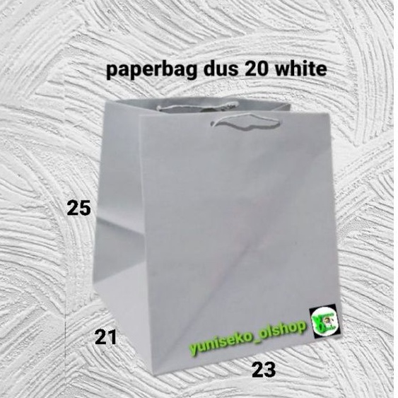 

Paperbag 20 *PROMO* white isi 12 pc