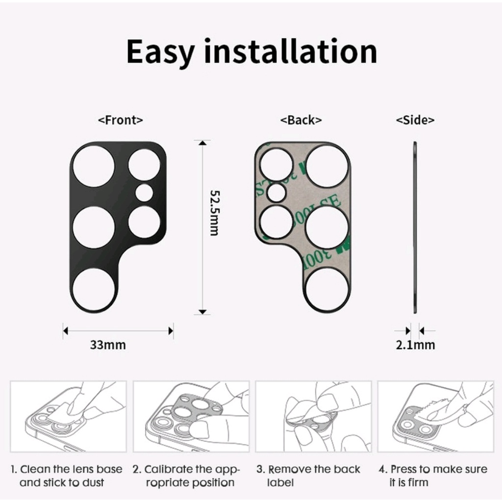 METAL RING CAMERA LENS PROTECTOR KAMERA Samsung S22 S22+ S22 S23 ULTRA