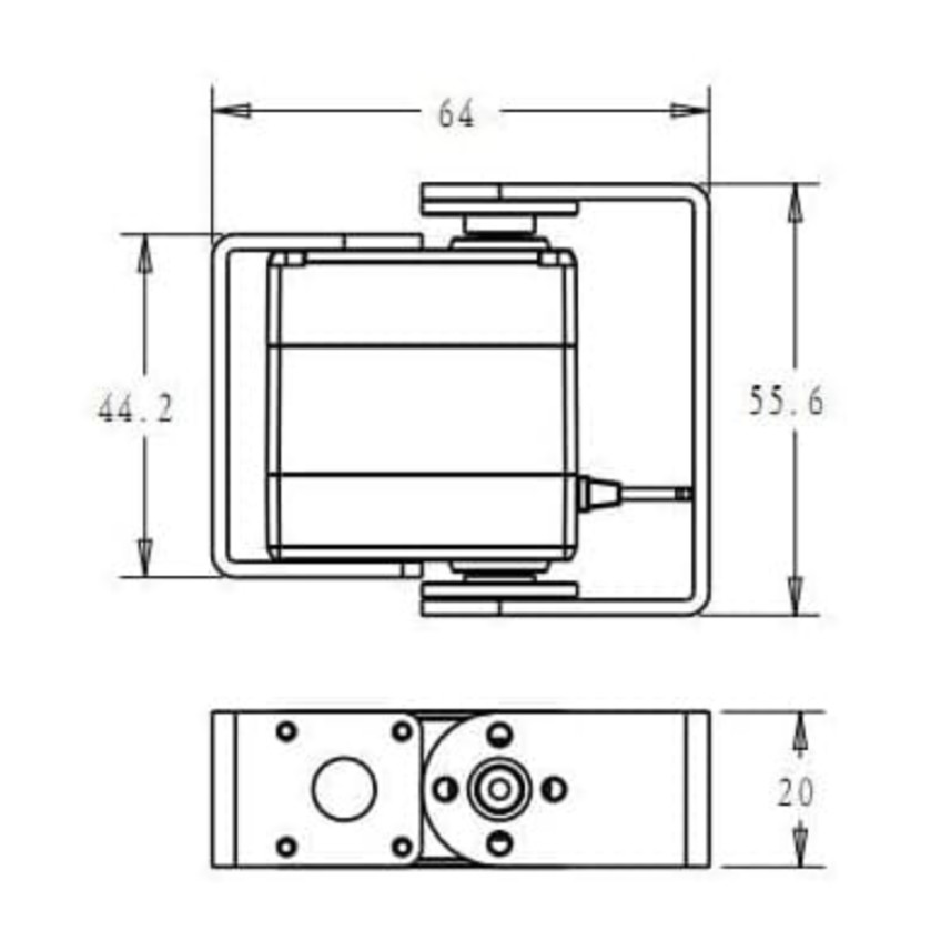 High torque servo 35kg RDS3235 35 kg RDS 3235 RDS3235MG MG Arm Robot