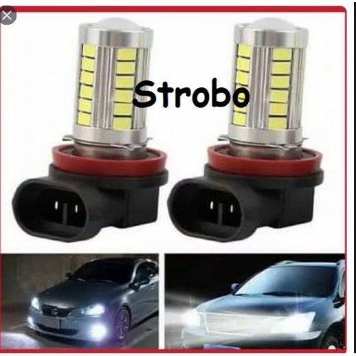 Dop Foglamp H11 bisa blitz / kedip superwhite Jazz,Yaris,odyssey,accord,cRZ 1 PASANG H11 KEDIP 33