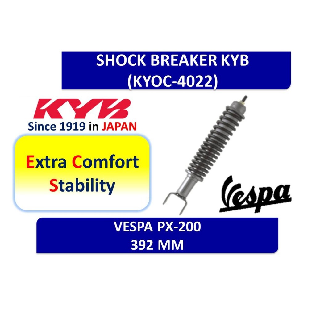 Shock Absorber KAYABA PREMIUM untuk Vespa PX-200 KYOC-4022