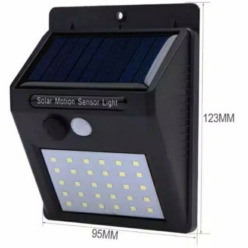 Lampu taman solar tenaga surya 30 Led sensor gerak