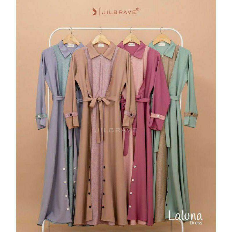 Gamis laluna GRADE B by jilbrave termurah sale terbaru bagus