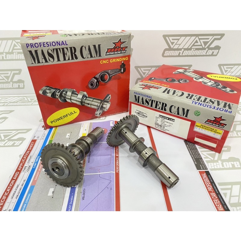 MASTER CAM BRT SONIC 150/ NEW CB 150 R / NOKEN ASS BRT SONIC / ASSKLEP BRT NEW CB 150/ SONIC 150