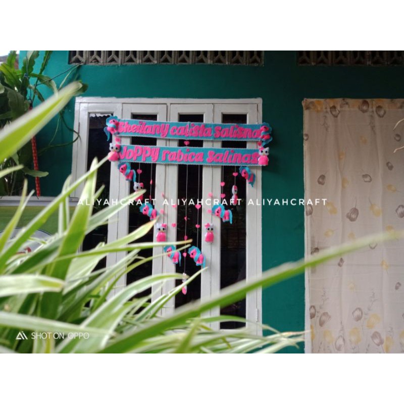 Hanggingdoor flaenl/hiasan dinding/tirai nama