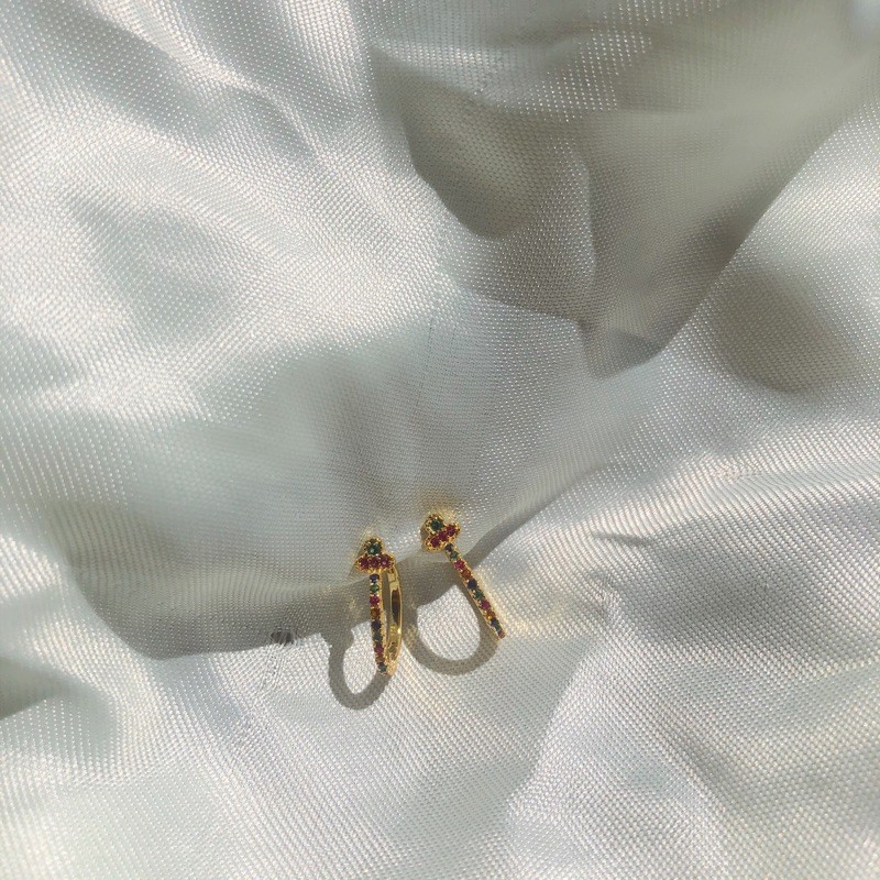 Etienne Earrings Sterling Silver 925 / Anting silver s925 gold plated