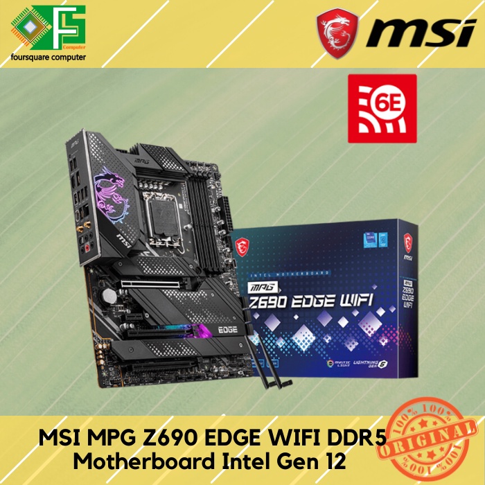 Jual Motherboard MSI MPG Z690 EDGE WIFI MB Intel Generasi 12 Socket LGA ...