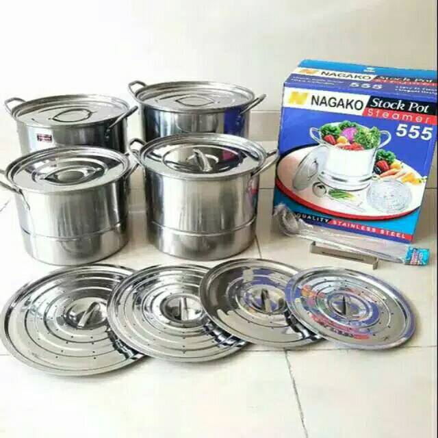 Panci Kukus / Steamer Set NAGAKO 555 / GSF Set / BMW