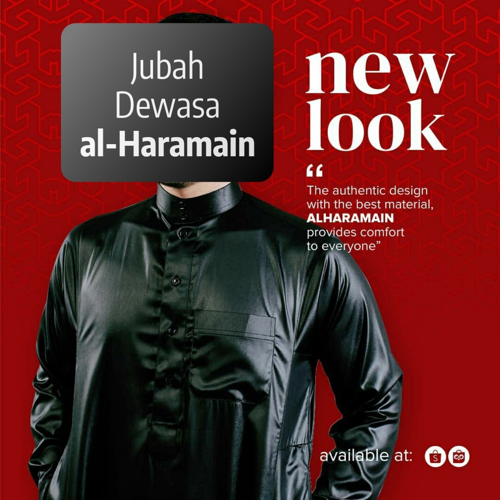 Jubah Al Haramain 100% Original/ GRATIS Peci Rajut dan Parfum