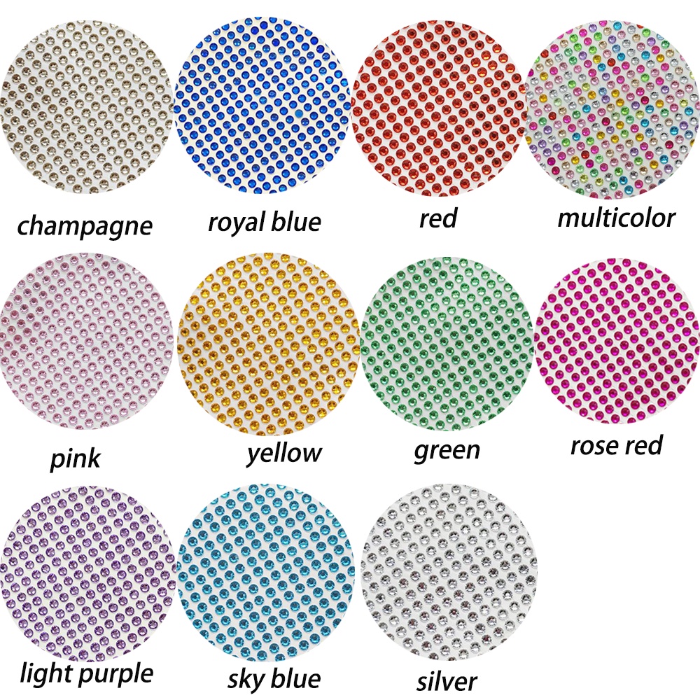 504Pcs / Sheet 3D Nail Sticker Rhinestone Accent For DIY Nail Art Decoration