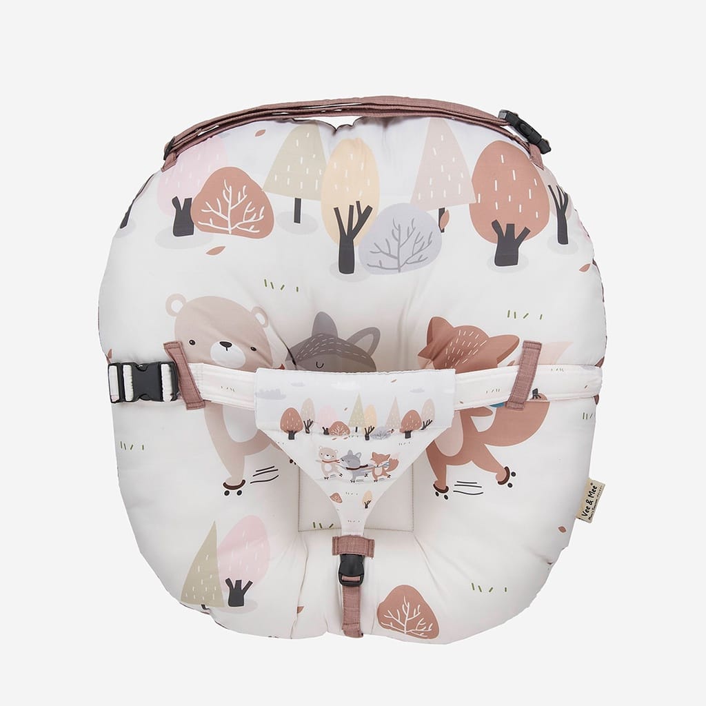 [2 Kg] Vee &amp; Mee Sofa Bayi Multifungsi Anti Bakteri Raccoon &amp; Friends Series -  VMS 1050