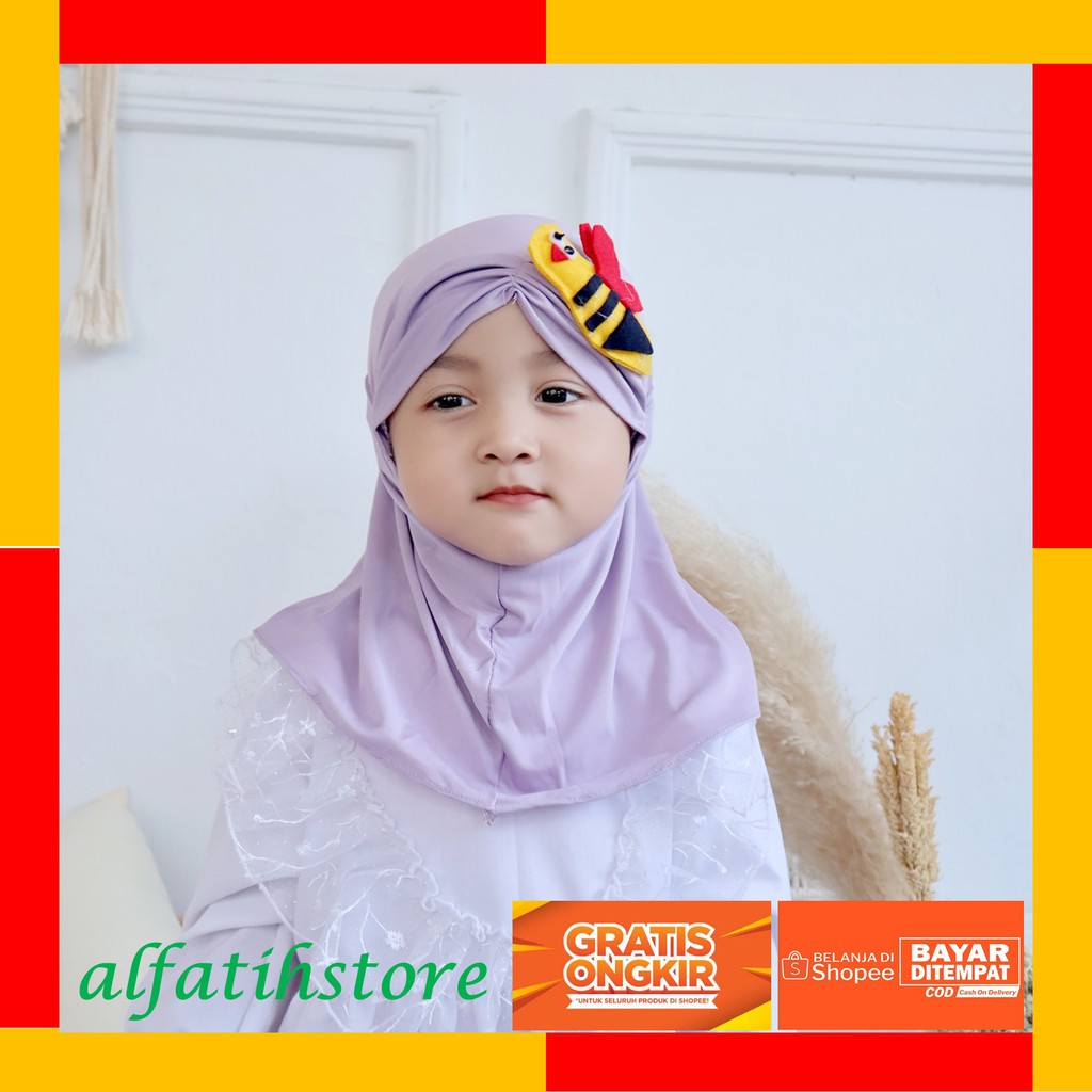 TOP PRODUK JILBAB ANAK LEBAH / JILBAB ANAK LUCU / HIJAB ANAK MURAH / KERUDUNG ANAK PEREMPUAN KERUDUNG ANAK BAYI PEREMPUAN JILBAB ANAK 2 TAHUN HIJAB ANAK BAYI TERBARU