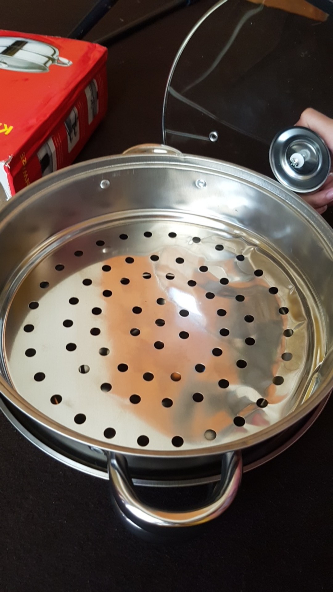 Panci Kukus Steamer 2 Susun / Steamer Kukusan Stainless 28 Cm