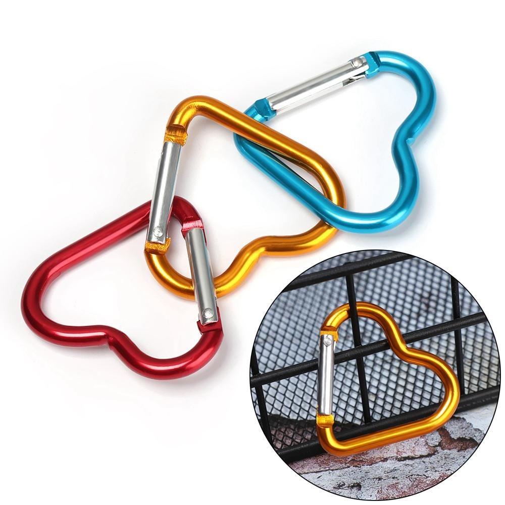 CHOOKYY 3/6 /9pcs Aluminium Carabiner Travel Kit Outdoor Camping Alat Climbing Aksesoris Keyring Hook