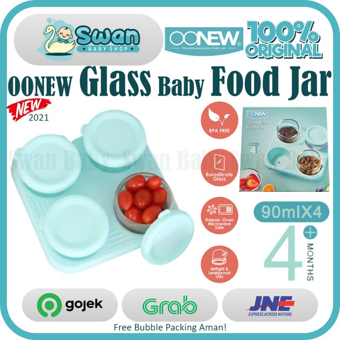 Oonew Glass Baby Food Jar