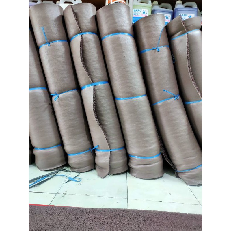 Keset Karpet PVC Mie Polos Bihun Tebal anti slip harga jual per cm ( lebar 120 cm)