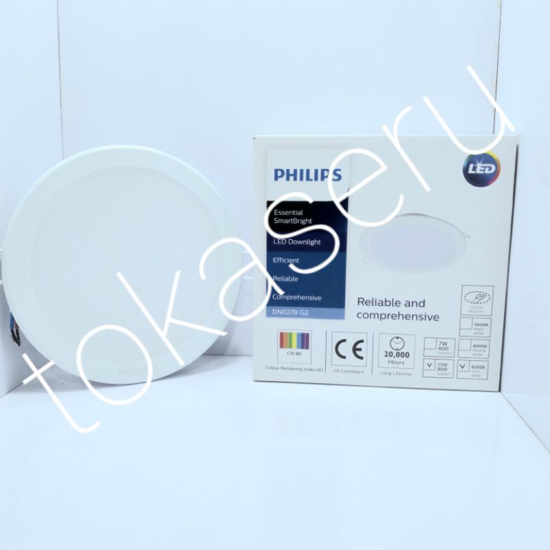 Philips led downlight essential smart bright DN027B G2 10 watt