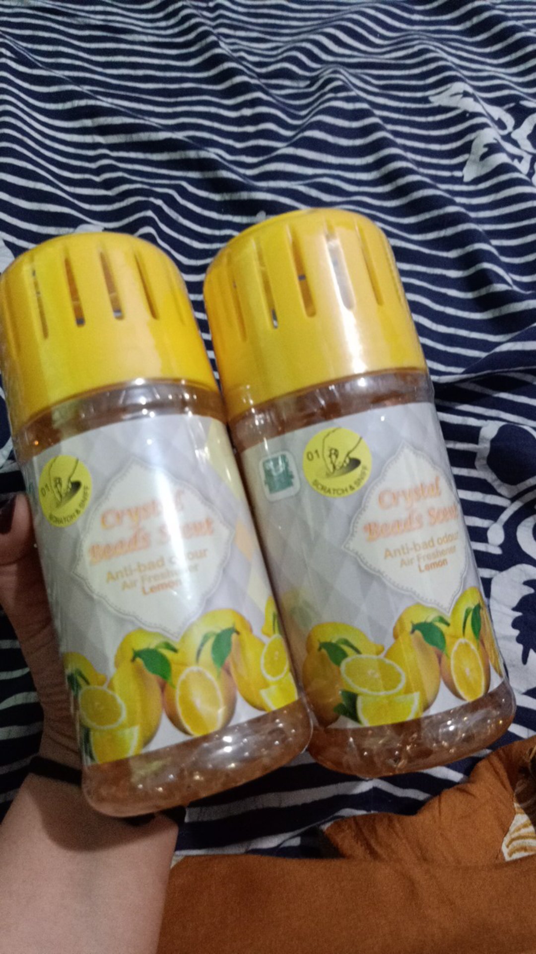 Pengharum Ruangan Crystal Beads Scents - Kopi, Bunga Tyme, Lemon, Green Tea