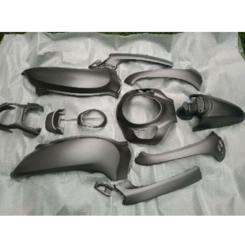 full set Cover body halus scoopy fi esp 2020 2021 2022 coklat doff body kanan kiri sayap kanan kiri 