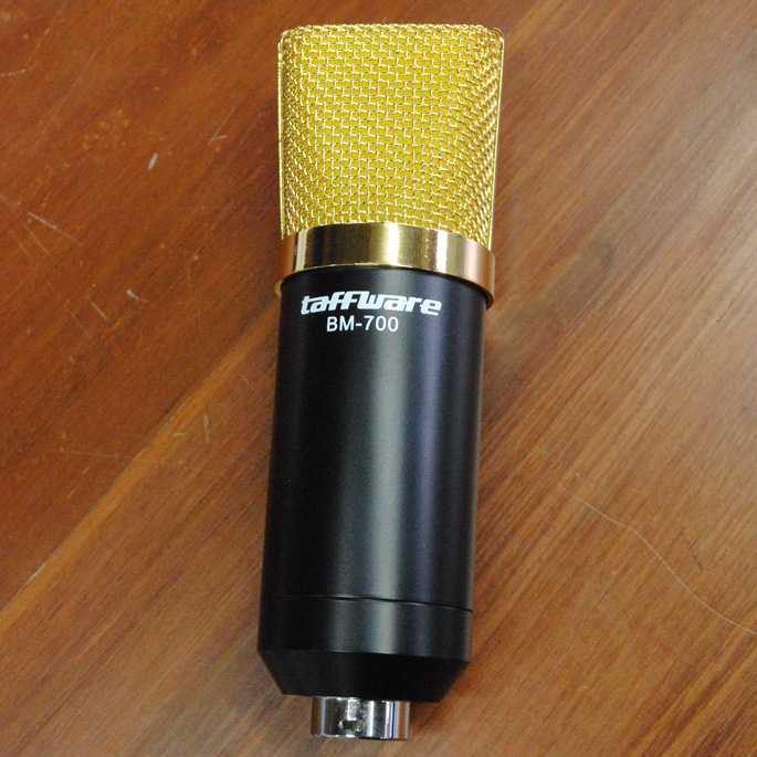 BM700 Mikrofon Kondenser Karaoke Smule Mic Kondenser TaffSTUDIO Studio dengan Shock Proof Mount - BM-700 Promo Paket Lengkap Rekaman Mic Condenser BM800 Free Headset Bando + Tripod smartphone + SoundcardV8 MIC