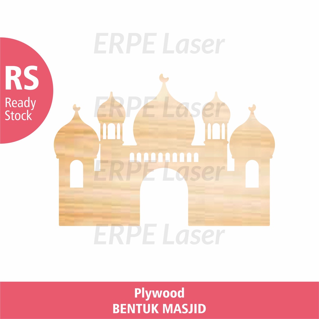 Bentuk Masjid Bahan Plywood Dekorasi Mahar Bentuk Masjid Plywood Bahan Mahar